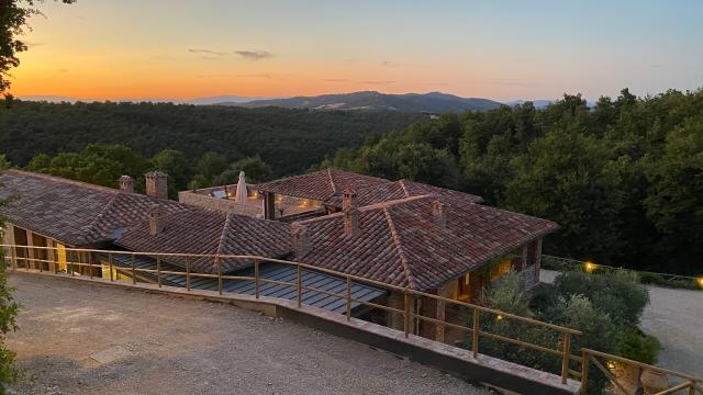 Tenuta Pomario al tramonto
