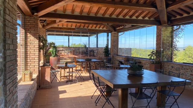 La sala degustazione della Tenuta Pomario