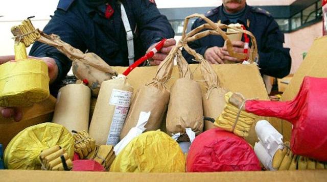 San Silvestro, contro i botti sequestri e ordinanze