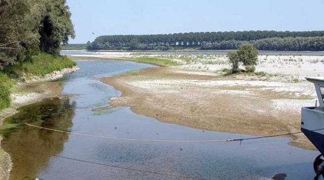 fiume po siccit&agrave;