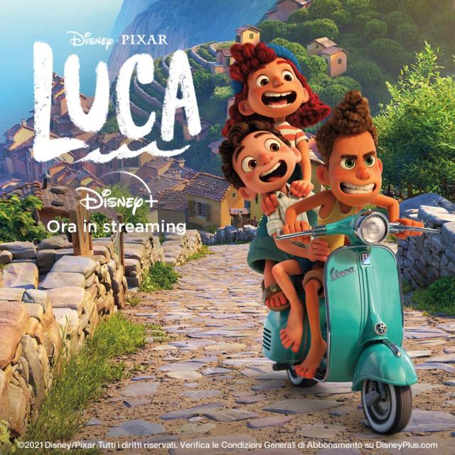 Vespa tra i protagonisti di "Luca", nuovo film Disney-Pixar