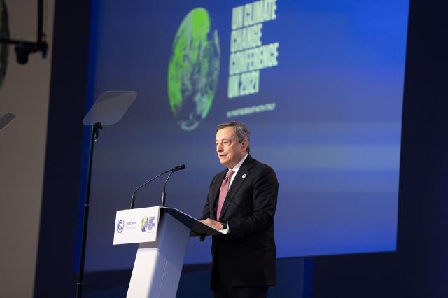 Cop26, Draghi: "Mi aspetto che vada pi&ugrave; in l&agrave; dei risultati del G20"