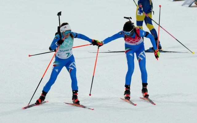 Pechino2022: Biathlon. Oro staffetta mista alla Norvegia e Italia 9^