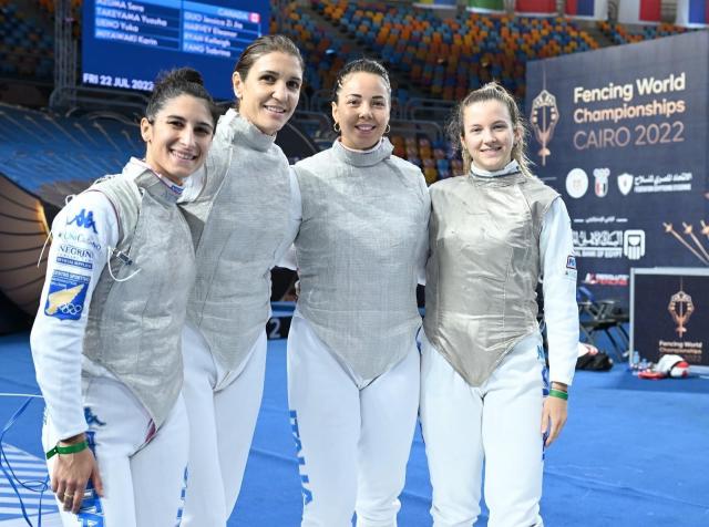 Scherma, mondiali 2022: oro dell'Italia nel fioretto donne a squadre