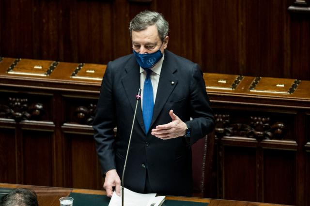 Draghi e il suo discorso alla Camera