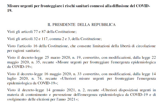 Governo Draghi, decreto anti-Covid: testo completo con le nuove misure. Pasqua in zona rossa e...