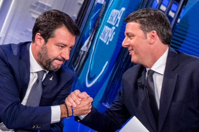 Renzi e il servizio di Report sull'autogrill, a difenderlo arriva... Salvini