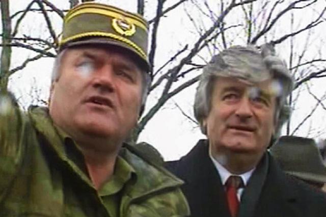 Ratko Mladic e Radovan Karadzic
