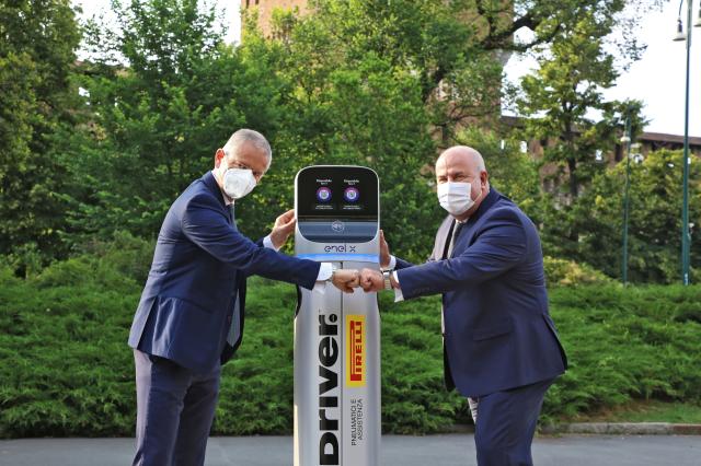Pirelli e Enel X insieme per infrastrutture di ricarica per auto elettriche nei gommisti Driver