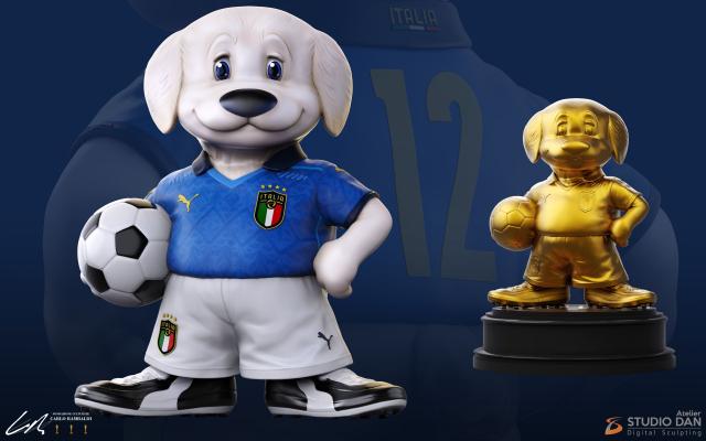 Mascotte Nazionale Italiana, l&rsquo;artista della Fondazione Rambaldi che gli ha dato vita: &ldquo;Il dietro le quinte del progetto&rdquo;
