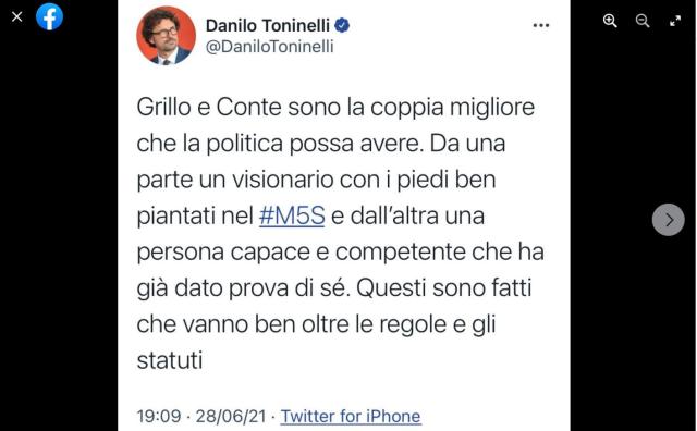 M5s, lite tra Conte e Grillo. Toninelli ha paura e nel dubbio tifa per tutti e due