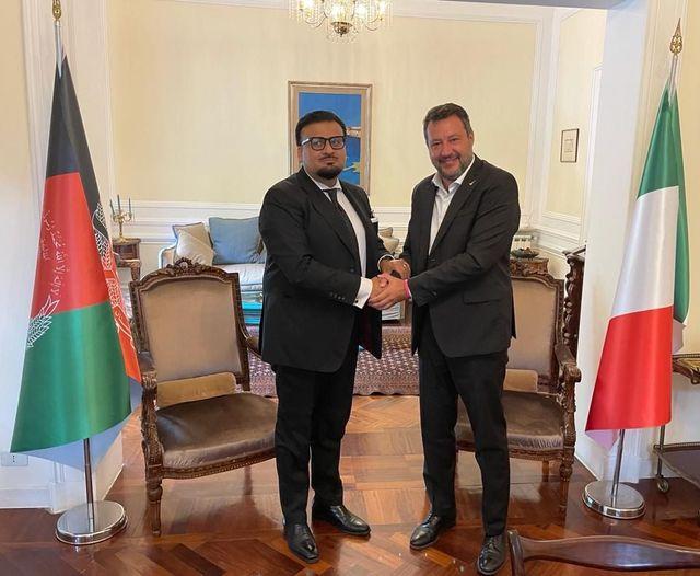Afghanistan, Salvini incontra l'ambasciatore: "No al riconoscimento ai talebani"