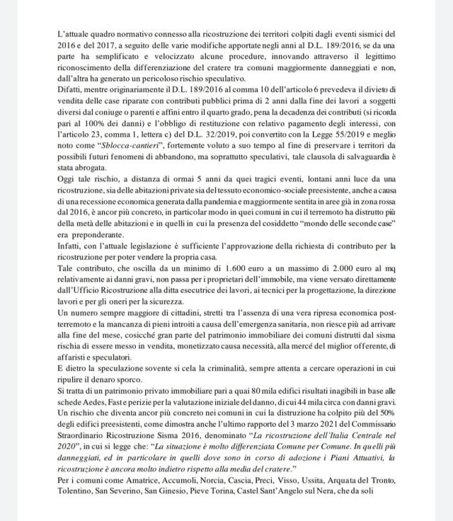 Terremoto di Amatrice: il dossier completo sul rischio infiltrazioni mafiose
