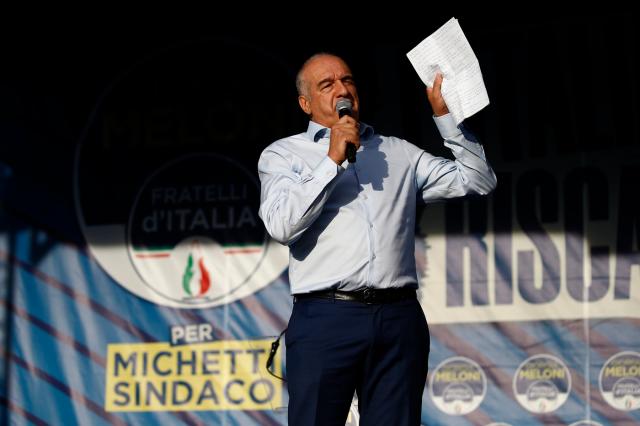 Ballottaggio Roma, Michetti: "Non ho mai avuto rapporti con la destra neofascista"