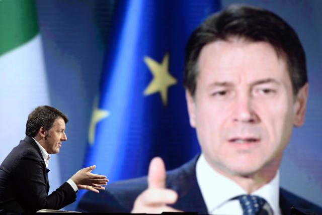 Matteo Renzi e Giuseppe Conte