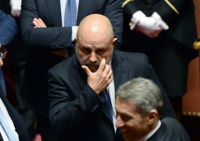 Emanuele Dess&igrave; in Senato, 2018