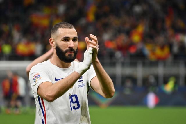 Karim Benzema durante la finale di Nations League, 2021