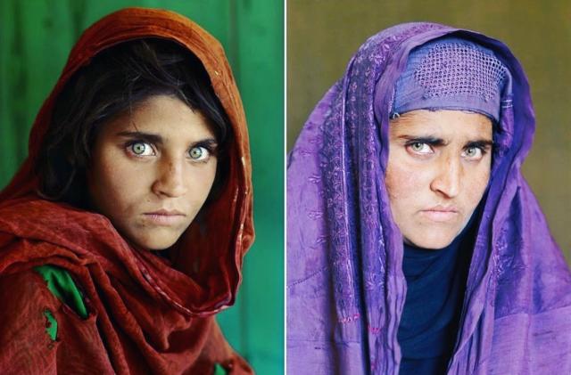 La ragazza afgana della foto di Steve McCurry &egrave; a Roma: la storia di Sharbat Gula