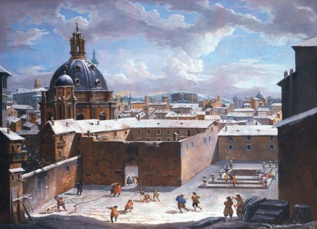 Valter Maineti e la Fondazione Sorgente Group: &ldquo;La veduta di Roma innevata&rdquo;