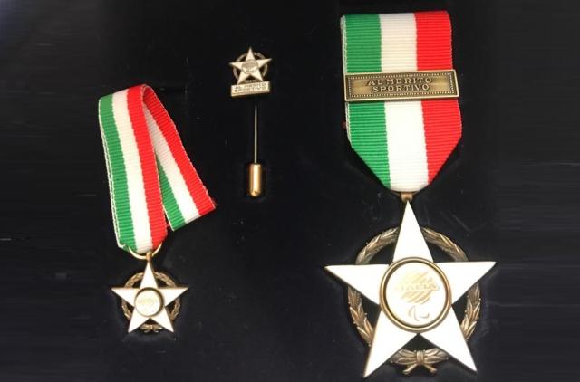 Comitato Paralimpico Italiano. Stella di bronzo al merito sportivo a Michele Clemente