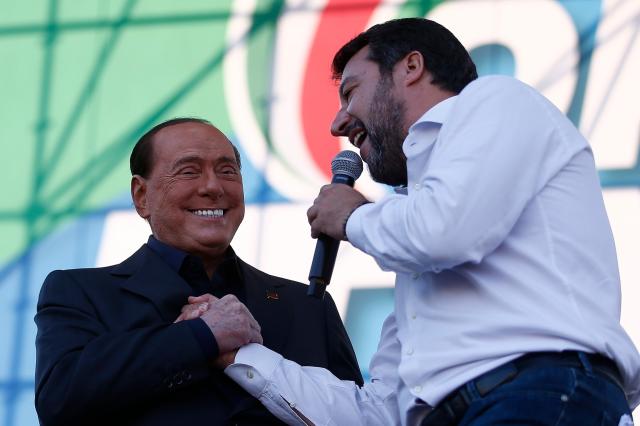 Matteo Salvini e Silvio Berlusconi