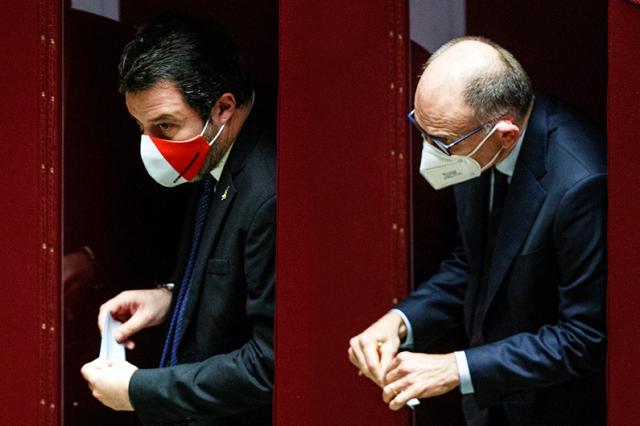 Quirinale, partiti al voto ma manca l'intesa: Letta va da Salvini. Meloni punta su Nordio