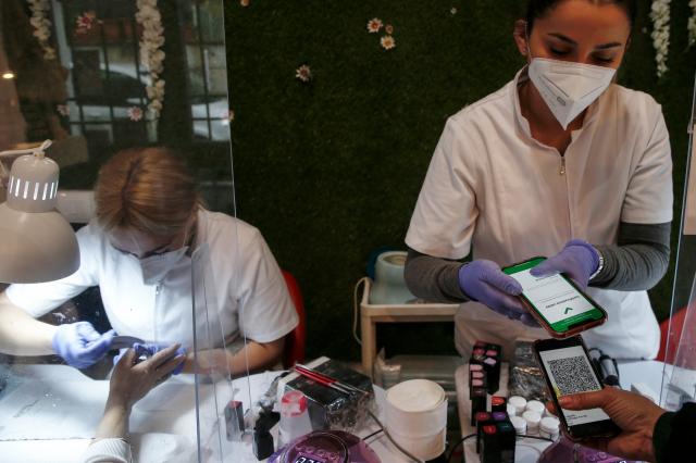 Centro estetico a Roma, 2022 (fonte: Lapresse)