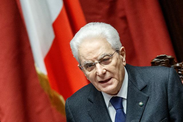 Sergio Mattarella giura in Parlamento, 2022