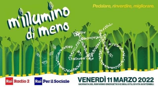 M'illumino di meno oggi 11 marzo 2022: vero significato, iniziative e tema