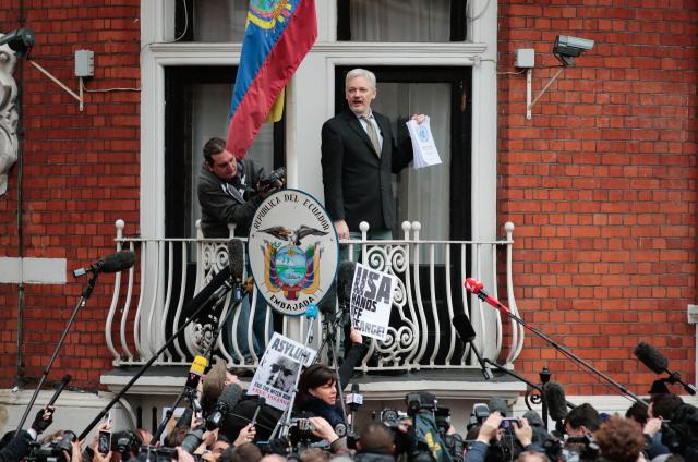 Julian Assange nel 2016