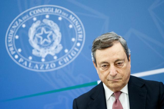 Mario Draghi, 2022