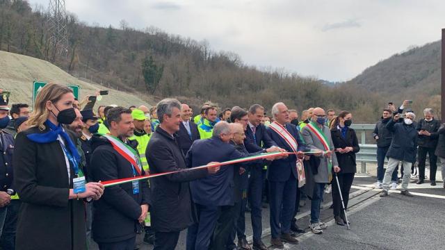 Autostrade per l'Italia inaugura nuovo tratto a tre corsie della A1 tra Barberino di Mugello&nbsp;e Firenze Nord