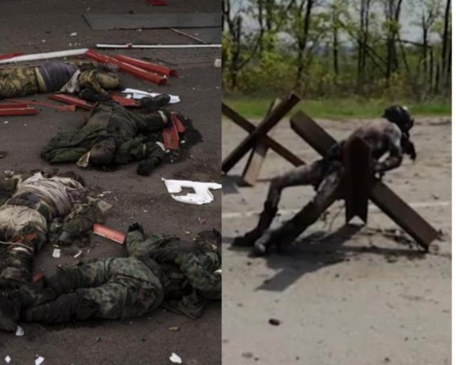 Corpi russi disposti a forma di zeta e crocifissioni: orrore ucraino a Kharkiv