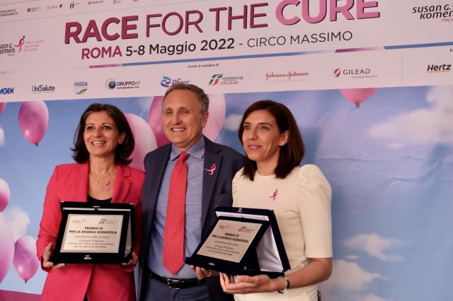 Race for the Cure, consegnato il Premio FS per la ricerca scientifica a due ricercatrici