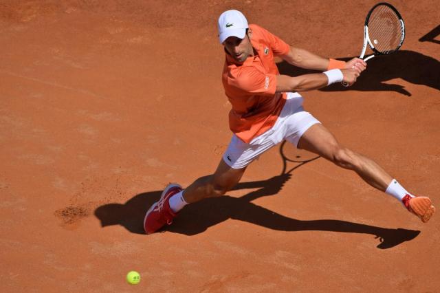 Novak Djokovic durante le Atp Finals di Torino, 2021