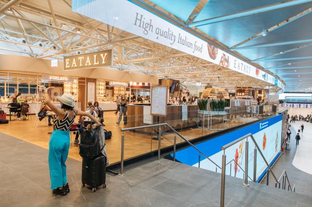 Eataly con Autogrill apre il suo primo punto vendita all'Aeroporto di Fiumicino