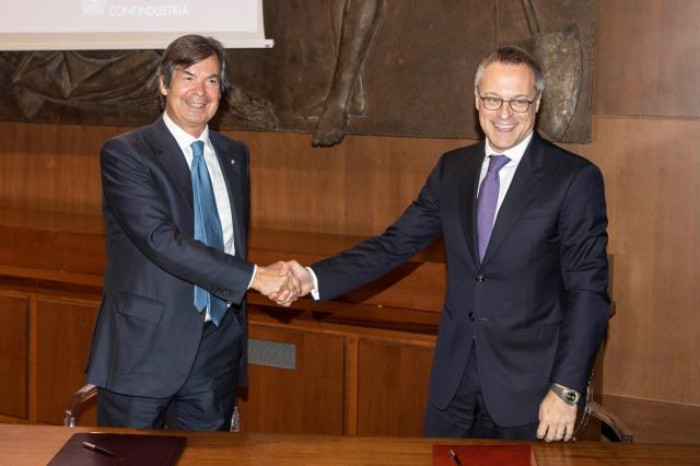 Carlo Messina e Carlo Bonomi