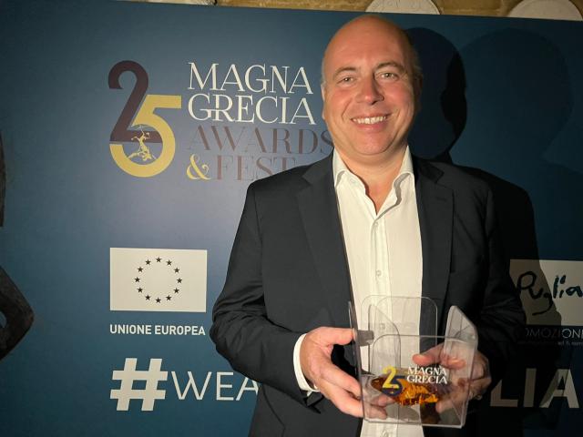 Ruben Razzante riceve il Magna Grecia Awards 2022&nbsp;