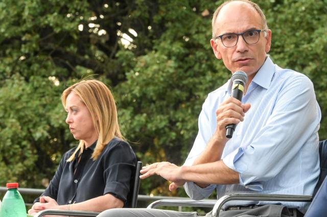Elezioni, Letta: "Senza accordo con Azione non saremmo sul ring". Meloni: "Premier donna d&agrave; fastidio"