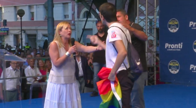 Elezioni, Meloni a confronto con un militante Lgbt: &ldquo;Idee diverse ma rispetto reciproco&rdquo; 