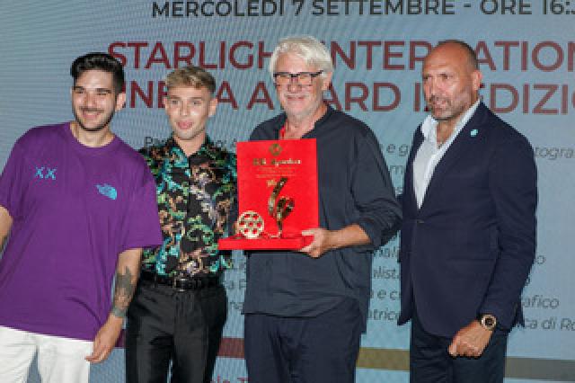 Venezia. Grande successo per gli &ldquo;Starlight Awards&rdquo; e il &ldquo;Party Ciak&rdquo;.  Ricky Tognazzi premiato da VIRGO