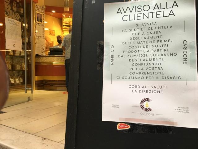 Costo del pane, in Italia +13% rispetto al 2021: 175 euro all&rsquo;anno in pi&ugrave; per famiglia