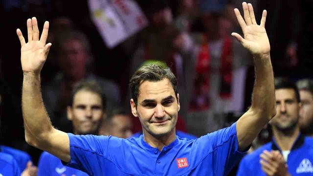 Roger Federer e la sua festa d'addio