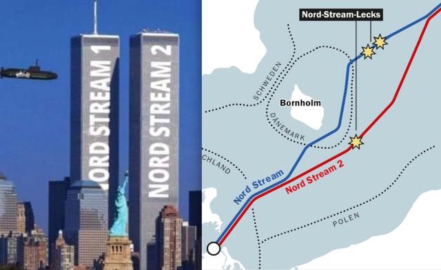 Attacco terroristico gasdotto Nord Stream 1 e 2: "Eseguito dalla Marina Polacca con supporto danese e svedese, con regia Usa"