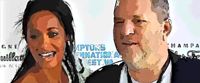 Rula Jebreal con Harvey Weinstein
