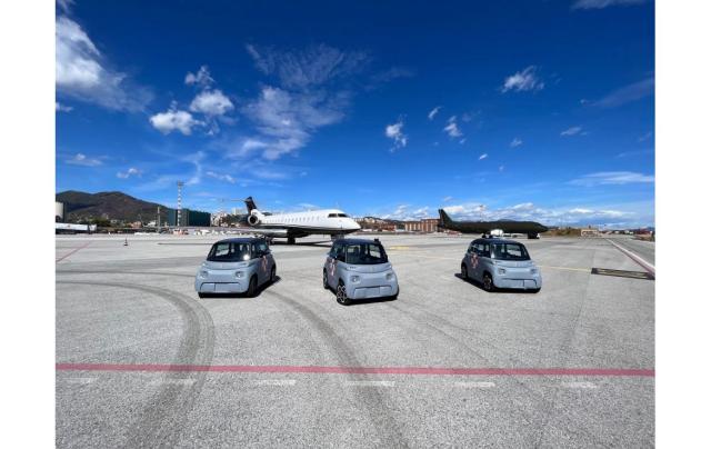 Citro&euml;n Ami 100% electric entra nella flotta dell'aeroporto di Genova