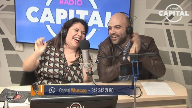 Gli scrittori Michela Murgia e Roberto Saviano