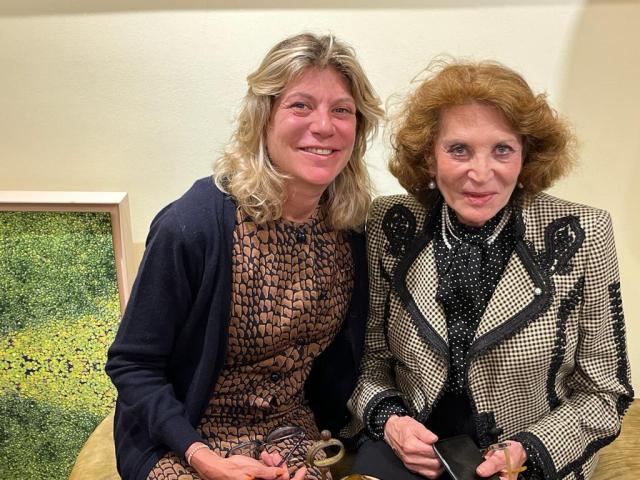 Lella Curiel con sua figlia Gigliola Castelini presso Il Trovatore