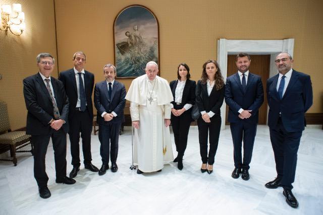 Citt&agrave; del Vaticano. Il Santo Padre ha ricevuto in udienza la societ&agrave; di produzione Tenderstories per il film Kordon (Confine)