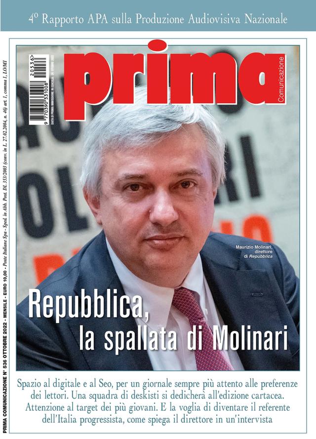 Editoria. In edicola il nuovo numero di ottobre 2022 di Prima Comunicazione